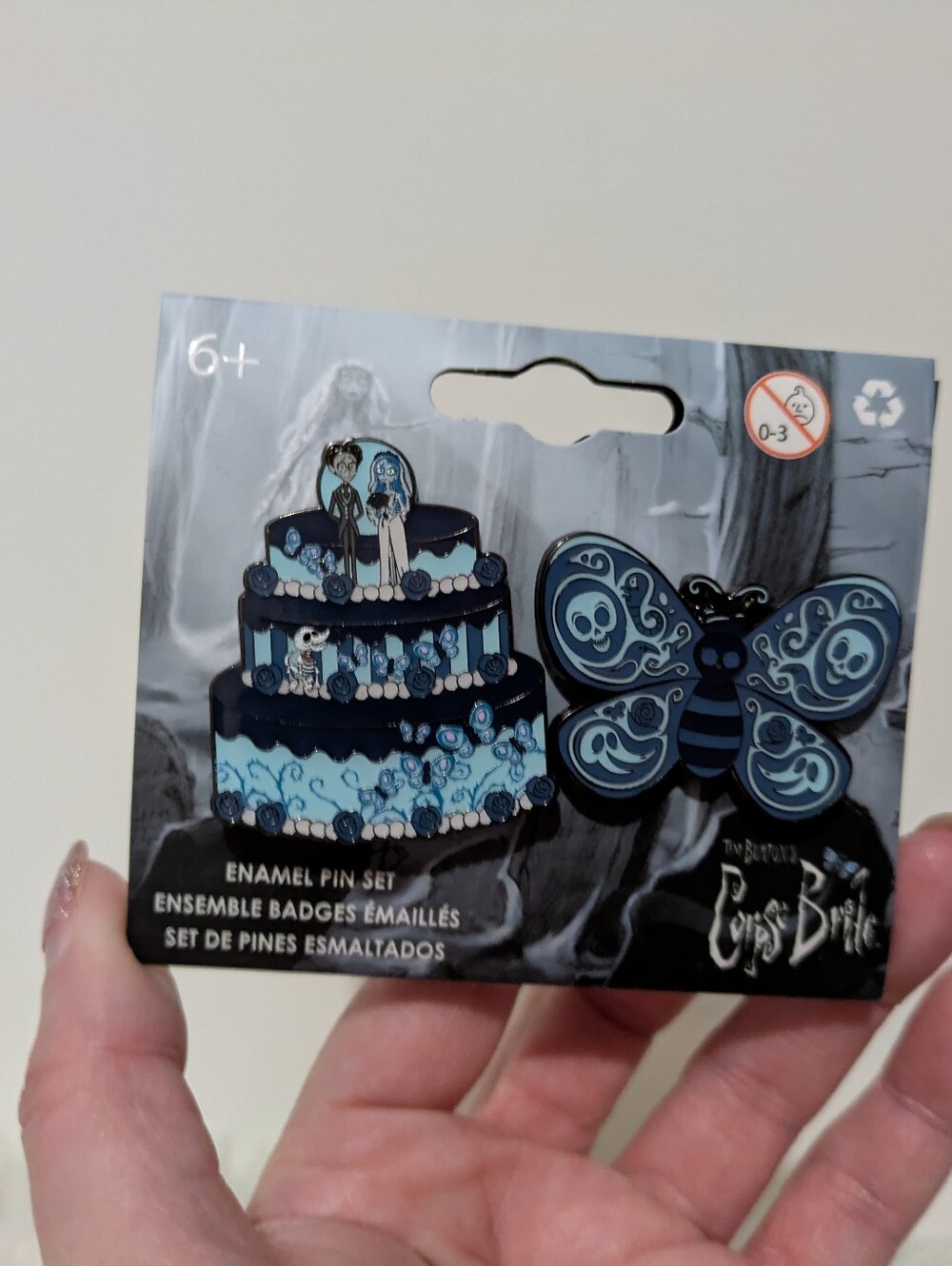 Loungefly The Corpse Bride Emily Butterfly Mini Backpack & Loungefly Pin Set NEW - Picture 14 of 14